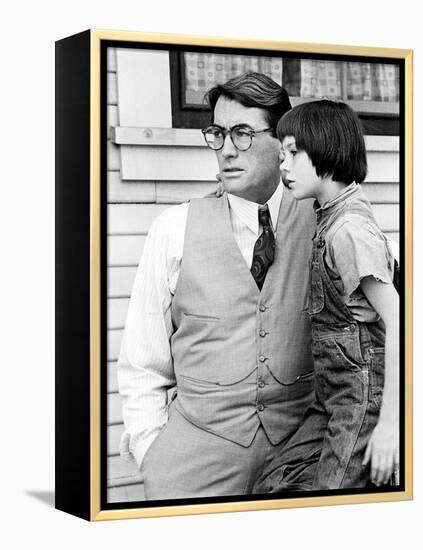 To Kill A Mockingbird, Mary Badham, Gregory Peck, 1962-null-Framed Stretched Canvas