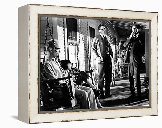 To Kill a Mockingbird, Robert Duvall, Mary Badham, Gregory Peck, Frank Overton, 1962-null-Framed Stretched Canvas