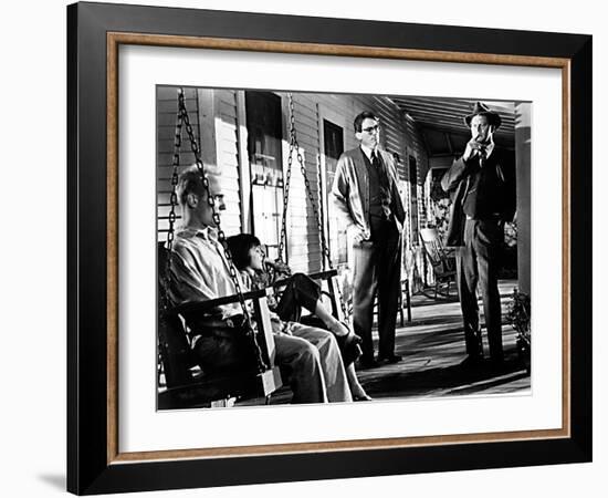 To Kill a Mockingbird, Robert Duvall, Mary Badham, Gregory Peck, Frank Overton, 1962-null-Framed Premium Photographic Print