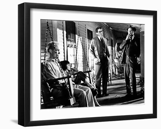 To Kill a Mockingbird, Robert Duvall, Mary Badham, Gregory Peck, Frank Overton, 1962-null-Framed Premium Photographic Print