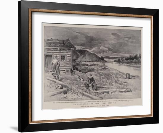 To Klondyke and Back, Fort Selkirk-Charles Edwin Fripp-Framed Giclee Print