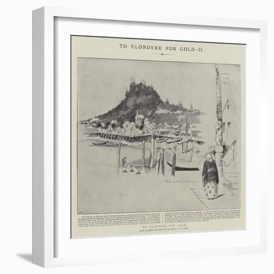 To Klondyke for Gold-Charles Edwin Fripp-Framed Giclee Print