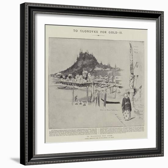 To Klondyke for Gold-Charles Edwin Fripp-Framed Giclee Print