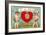 To My Valentine, Cupids with Heart Target-null-Framed Art Print