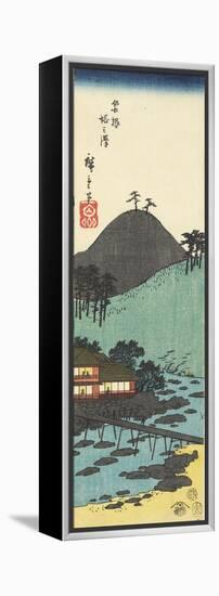 To Nosawa Village in Hakone, February 1854-Utagawa Hiroshige-Framed Premier Image Canvas