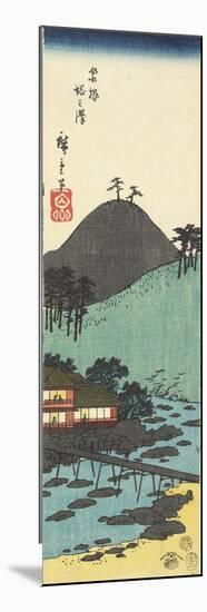 To Nosawa Village in Hakone, February 1854-Utagawa Hiroshige-Mounted Giclee Print