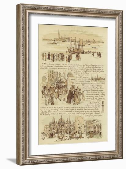 To Our Friends Who Have Never Been to Venice-Randolph Caldecott-Framed Giclee Print