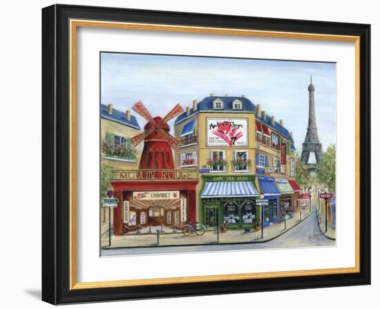 To Paris with Love-Marilyn Dunlap-Framed Art Print