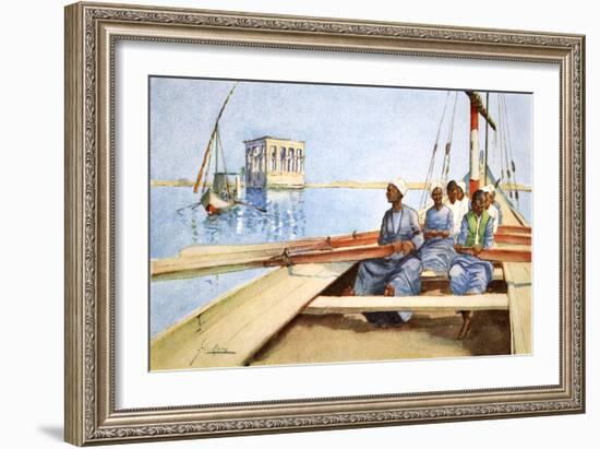 To Philae in a Felucca', 1908-Lance Thackeray-Framed Giclee Print