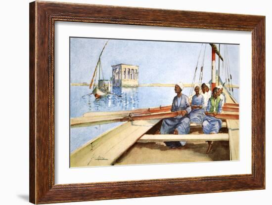 To Philae in a Felucca', 1908-Lance Thackeray-Framed Giclee Print