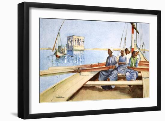 To Philae in a Felucca', 1908-Lance Thackeray-Framed Giclee Print