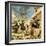 To Protect Themselves from the Defenders, the Spaniards Destroyed the Buildings as They Took Them-Alberto Salinas-Framed Giclee Print