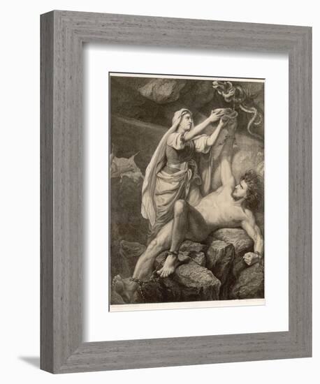 To Punish Loki the Aesir-M.e. Winge-Framed Photographic Print