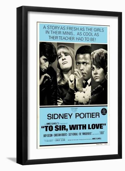 To Sir With Love, Australian Movie Poster, 1967-null-Framed Premium Giclee Print