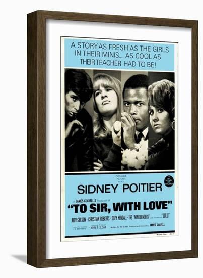 To Sir With Love, Australian Movie Poster, 1967-null-Framed Art Print