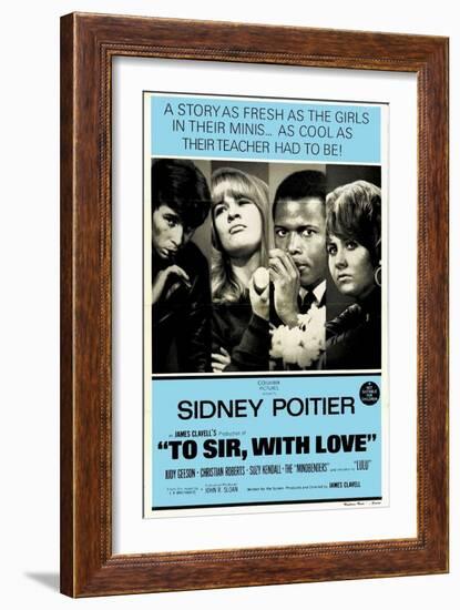 To Sir With Love, Australian Movie Poster, 1967-null-Framed Art Print