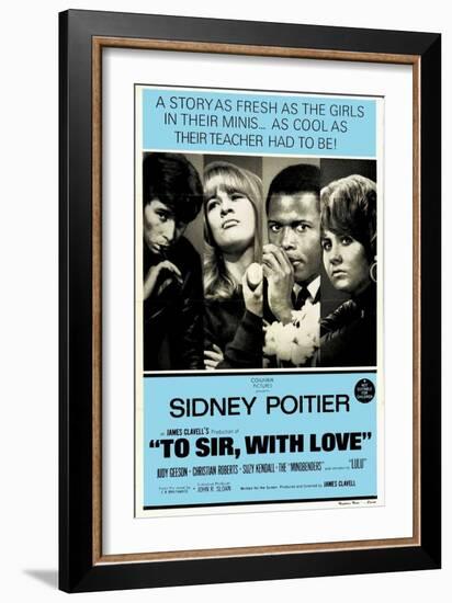 To Sir With Love, Australian Movie Poster, 1967-null-Framed Art Print