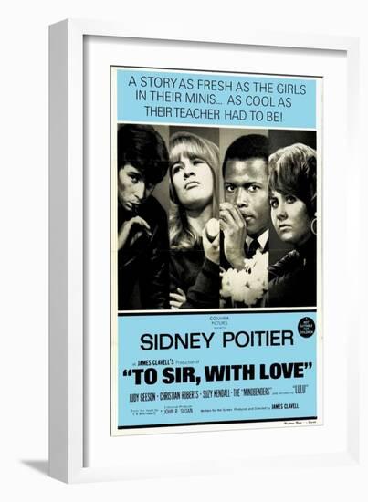 To Sir With Love, Australian Movie Poster, 1967-null-Framed Art Print