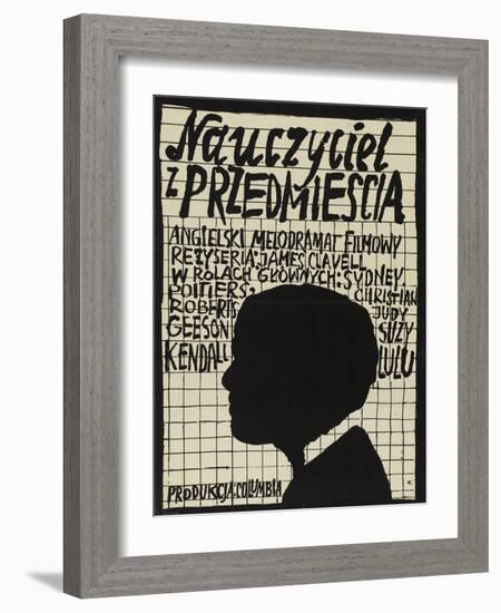 To Sir With Love, Polish Movie Poster, 1967-null-Framed Art Print