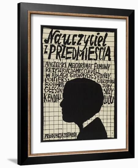 To Sir With Love, Polish Movie Poster, 1967-null-Framed Art Print