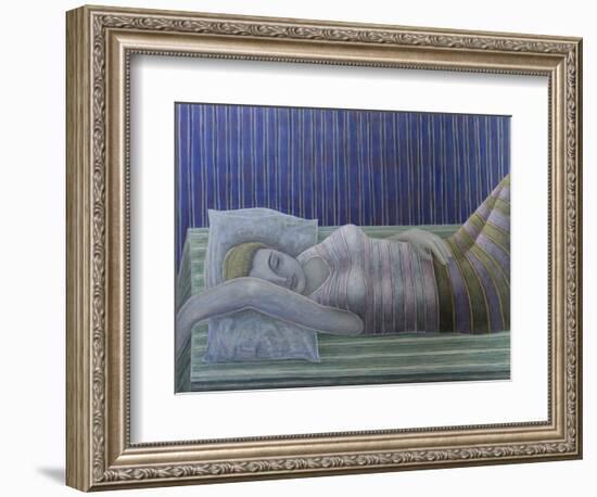 To Sleep, Perchance to Dream (Stripes), 2014-Ruth Addinall-Framed Giclee Print