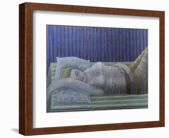 To Sleep, Perchance to Dream (Stripes), 2014-Ruth Addinall-Framed Giclee Print