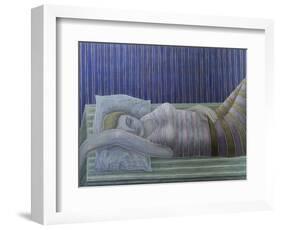 To Sleep, Perchance to Dream (Stripes), 2014-Ruth Addinall-Framed Giclee Print