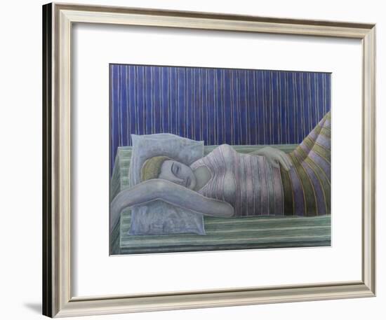 To Sleep, Perchance to Dream (Stripes), 2014-Ruth Addinall-Framed Giclee Print