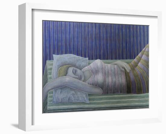 To Sleep, Perchance to Dream (Stripes), 2014-Ruth Addinall-Framed Giclee Print