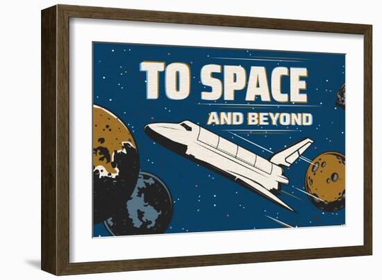 To Space-Kimberly Allen-Framed Art Print