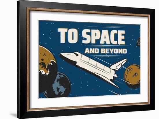 To Space-Kimberly Allen-Framed Art Print