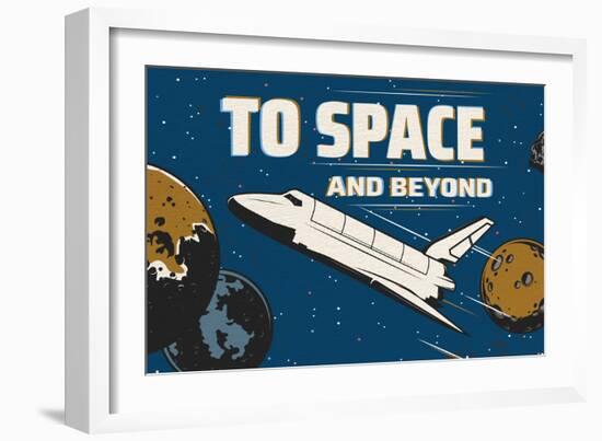 To Space-Kimberly Allen-Framed Art Print