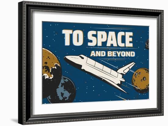 To Space-Kimberly Allen-Framed Art Print