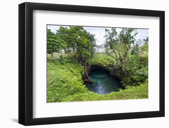 To Sue Ocean Trench in Upolu, Samoa, South Pacific-Michael Runkel-Framed Photographic Print
