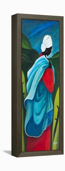 To the Banana Field, 2013 (Acrylic on Masonite)-Patricia Brintle-Framed Premier Image Canvas