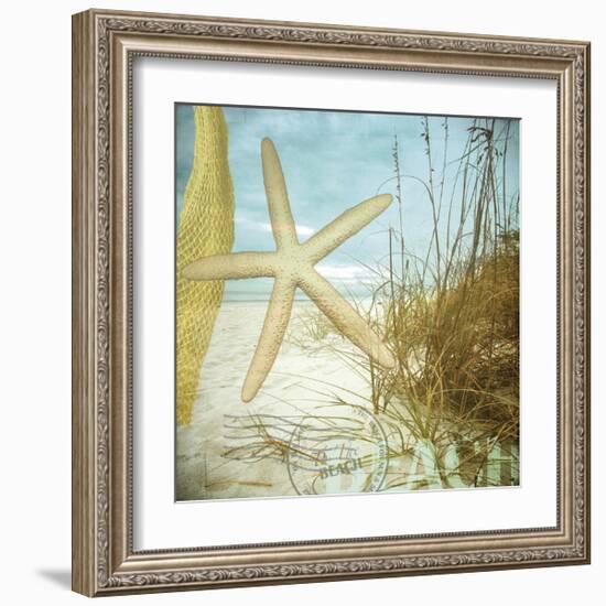 To the Beach-Donna Geissler-Framed Giclee Print