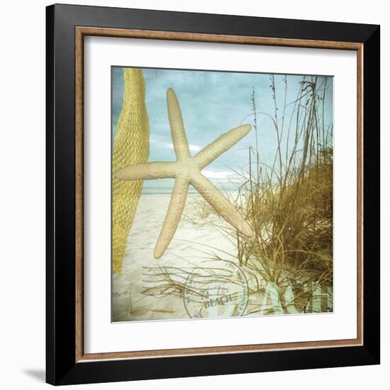 To the Beach-Donna Geissler-Framed Giclee Print