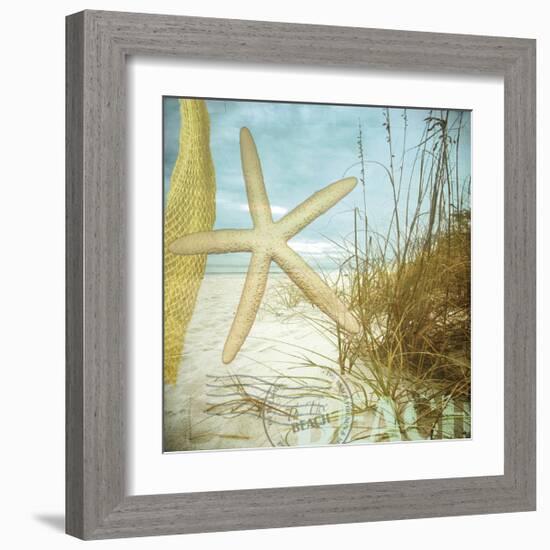 To the Beach-Donna Geissler-Framed Giclee Print