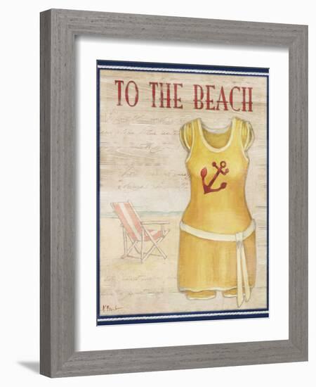 To the Beach-Paul Brent-Framed Art Print