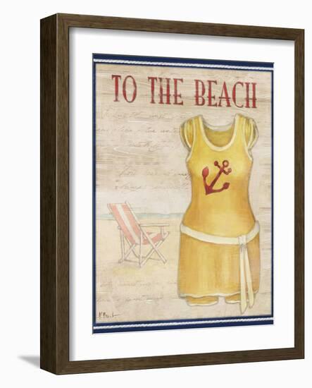 To the Beach-Paul Brent-Framed Art Print