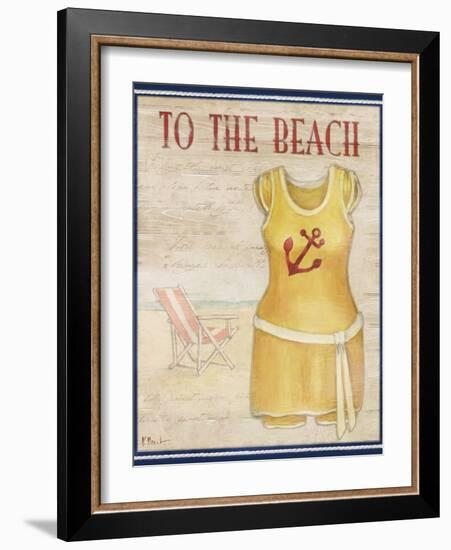 To the Beach-Paul Brent-Framed Art Print