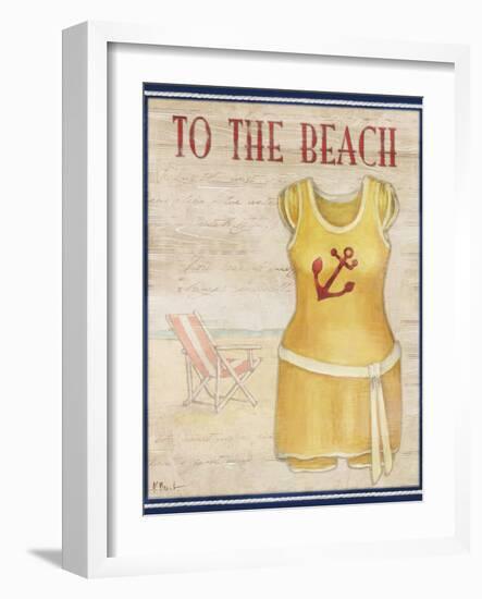 To the Beach-Paul Brent-Framed Art Print