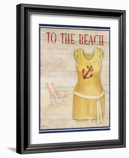 To the Beach-Paul Brent-Framed Art Print