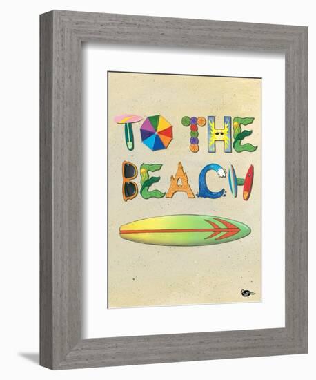 To the Beach-Scott Westmoreland-Framed Art Print