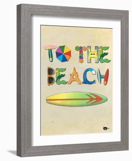 To the Beach-Scott Westmoreland-Framed Art Print