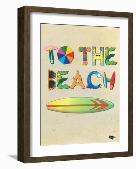 To the Beach-Scott Westmoreland-Framed Art Print