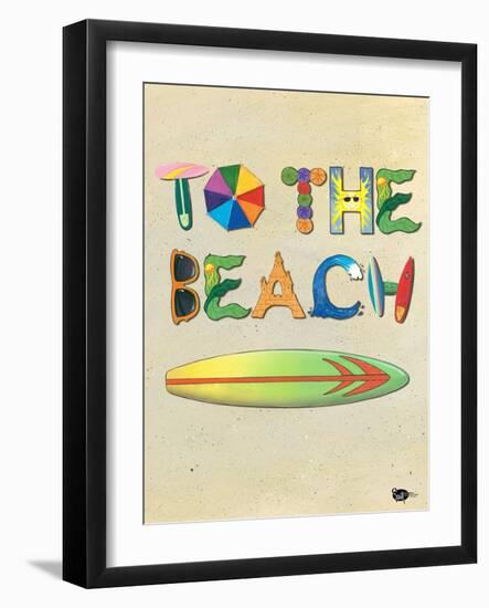 To the Beach-Scott Westmoreland-Framed Art Print