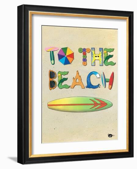 To the Beach-Scott Westmoreland-Framed Art Print