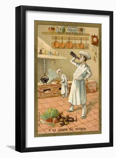 To the Boss's Health-null-Framed Giclee Print