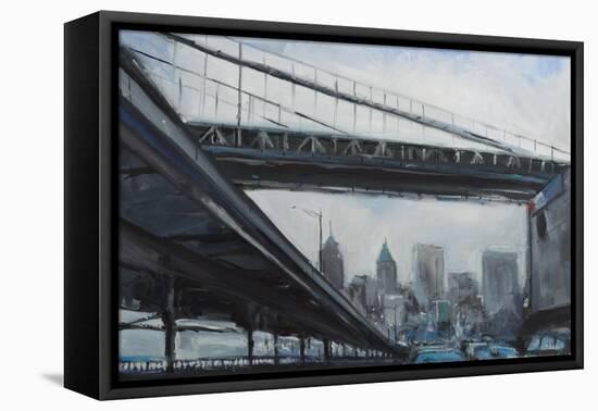 To the City-Curt Crain-Framed Stretched Canvas